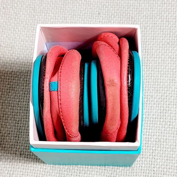Tieks by Gavieli Poppy Tangerine Italian Leather Ballet Flats with Box (9) - Picture 8 of 9